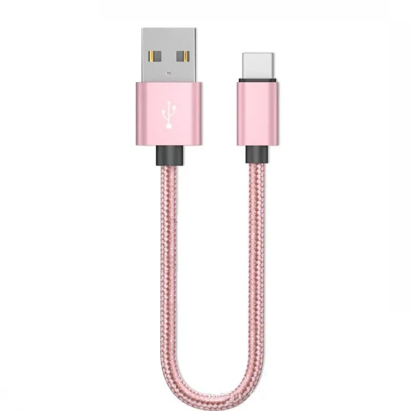 2 м Usb type-C кабель Tipe C кабель для huawei P9 P10 P20 P30 samsung Galaxy Note8 A8s A8 A9 A40 A50 шнур зарядного устройства для телефона - Цвет: Розовый