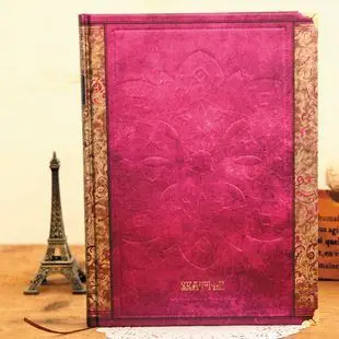 Блокнот KIMCOOL [The Seattle Diary notebook] Классический европейский винтажный блокнот - Цвет: Rose Red L