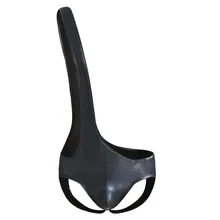 Сексуальный фитнес-формирователь для мужчин, искусственная кожа, гей, мужской, Wetlook, соединяющийся с открытым прикладом, боксеры, шорты, комбинезон-трико, клубный комбинезон, Комбинезоны