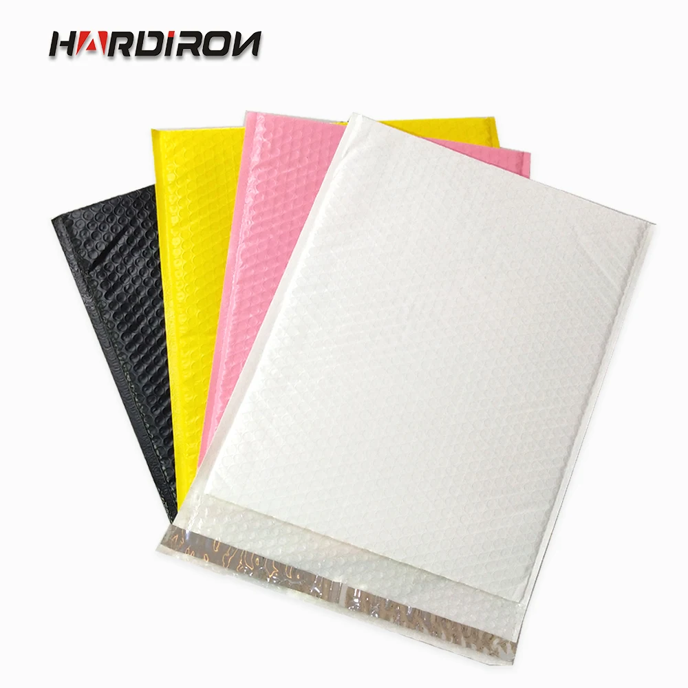 

HARDIRON Color bubble courier bag PE buffer pouch Black Express envelope packet