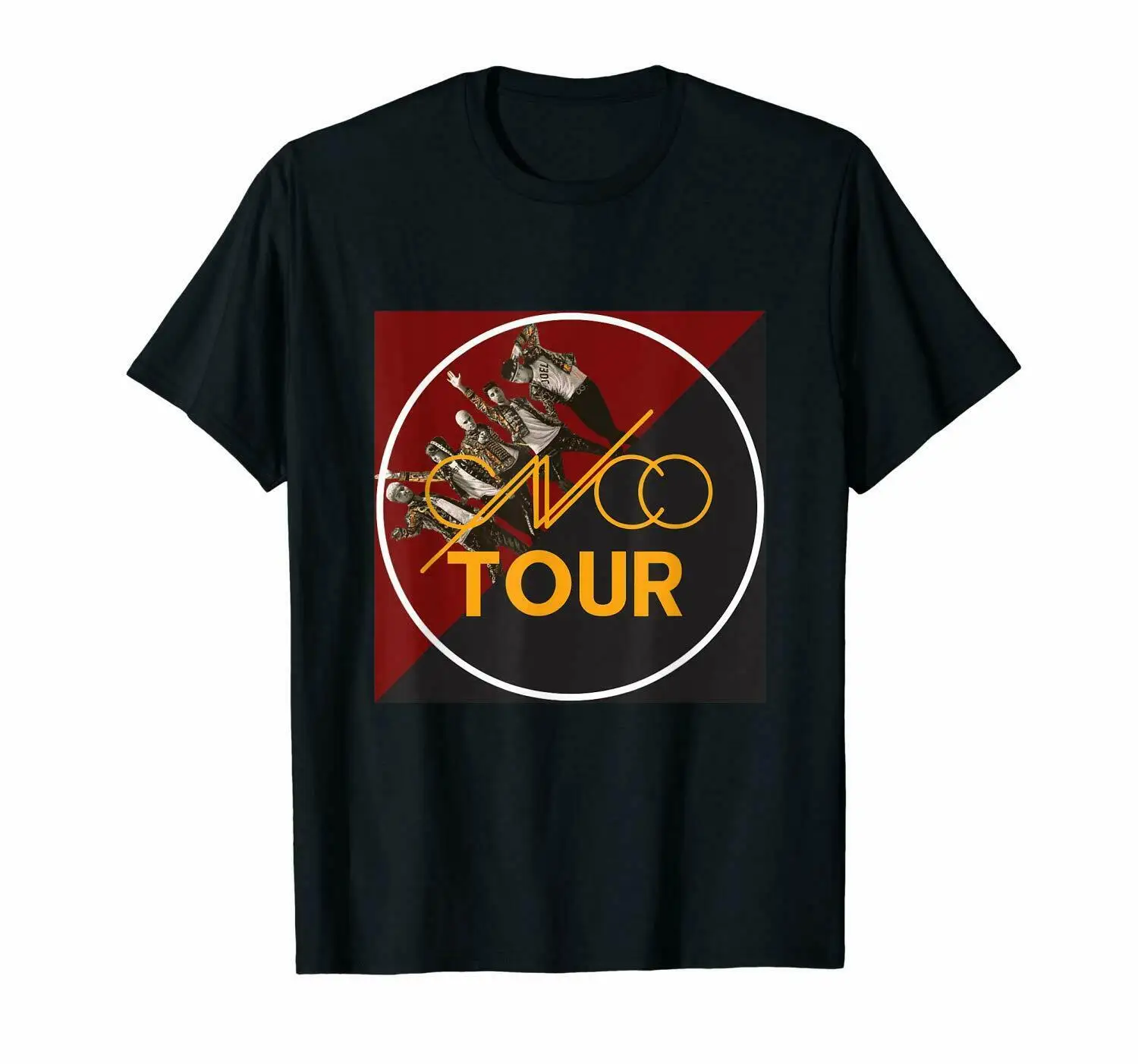 

CNCO Tour Latin American boy band Black T-shirt S-3XL