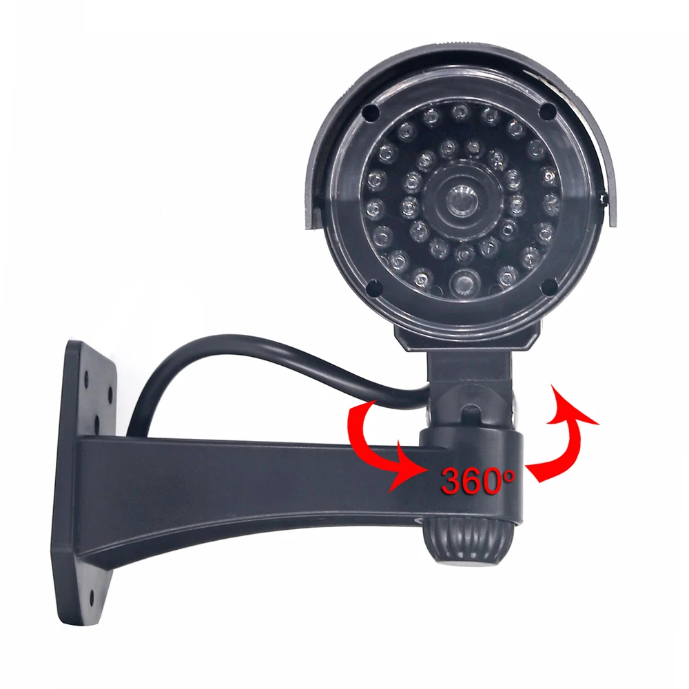  Fake Dummy CCTV Camera Bullet Waterproof Outdoor Indoor Security Surveillance Camera Solar With Led - 33062206570