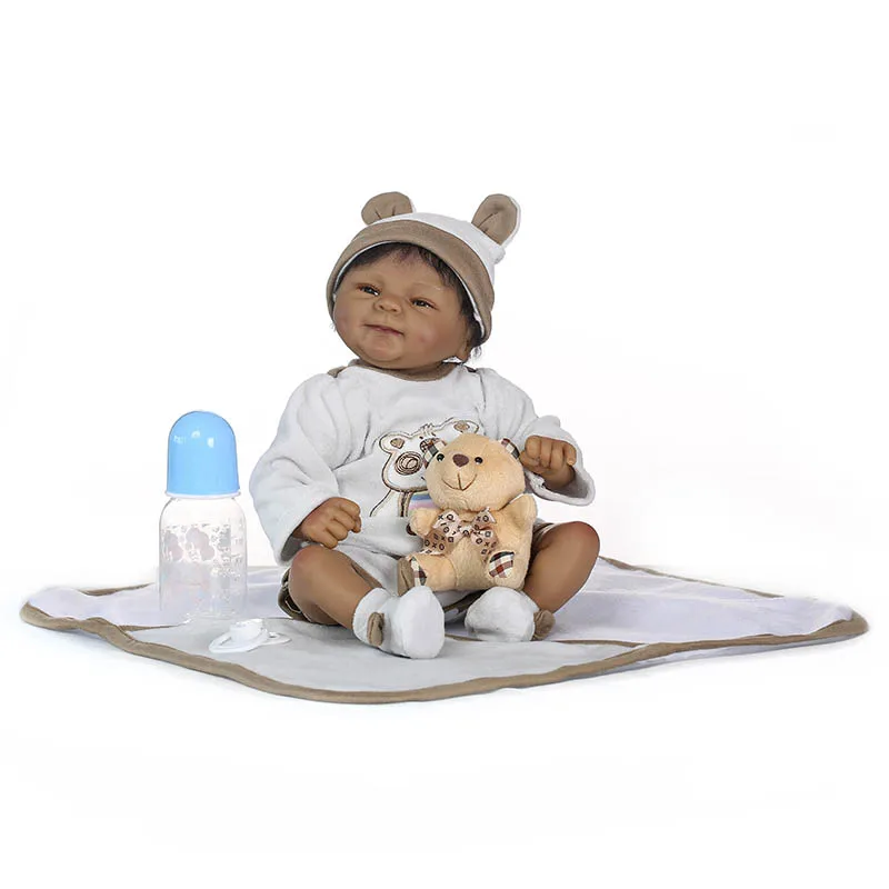 

40CM Soft Vinyl Reborn Doll Lifelike Newborn House Play Baby Dolls for Kids Playmate Christmas Gift FJ88