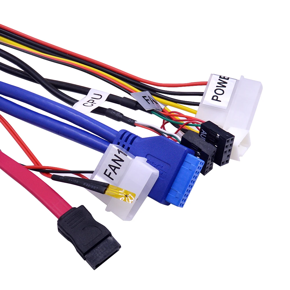 CHIPAL All in One 5 25 &quotмедиапанель 19 + 1 20pin USB 3 0 Фронтальная панель мм аудио e SATA MS CF