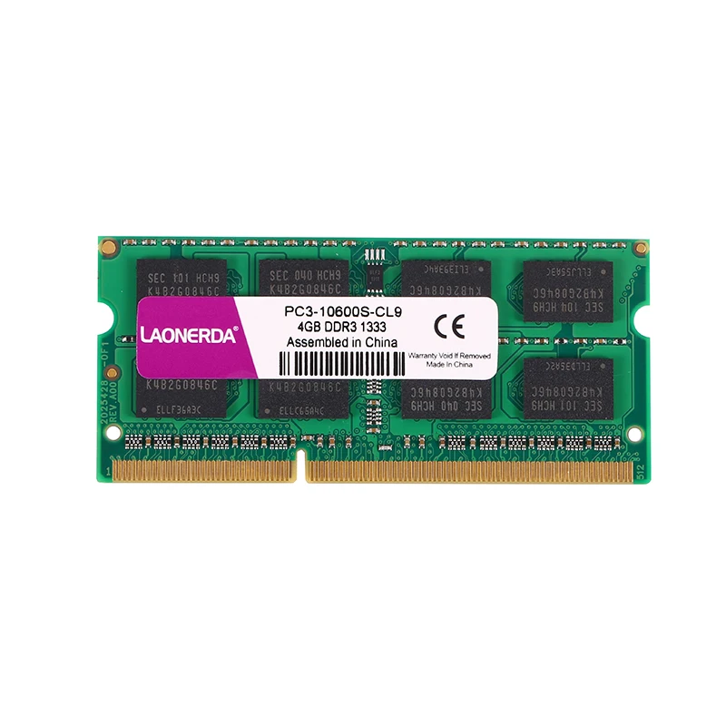 Ноутбук оперативная память DDR3 DDR3L 4 ГБ 8 2Rx8 1333 МГц 1600 1 5 в 35 LAONERDA SO DIMM памяти для Intel