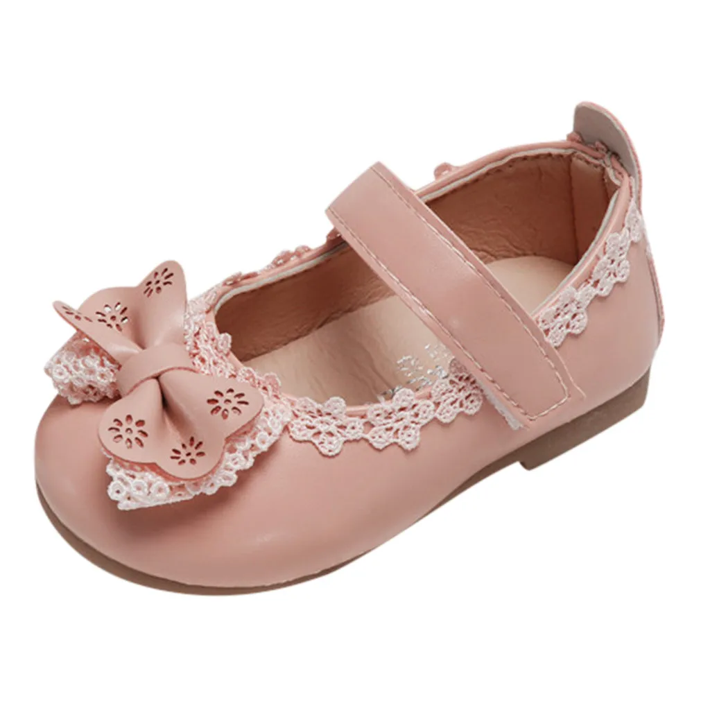 

2019 NEW FASHION Daily Solid Toddler Infant Kids Baby Girls BowKnot Single Princess Shoes Sandals Cute Summer Free Shipping W#4
