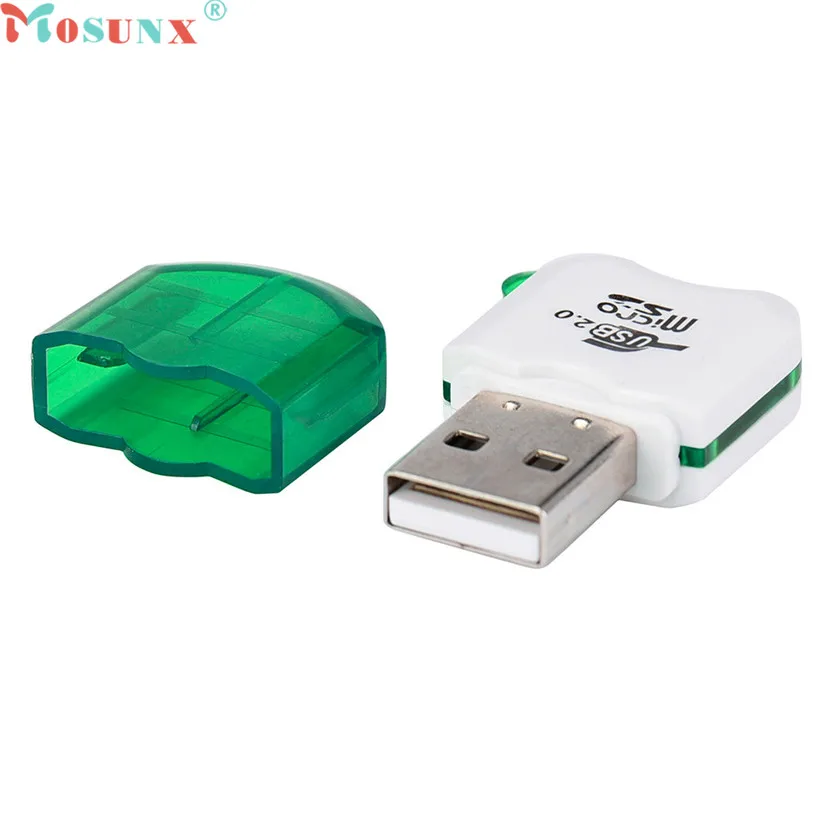 Mosunx Advanced U диск топ Отдел высокоскоростной мини USB 2,0 Micro SD TF T-Flash считыватель карт памяти адаптер 1 шт