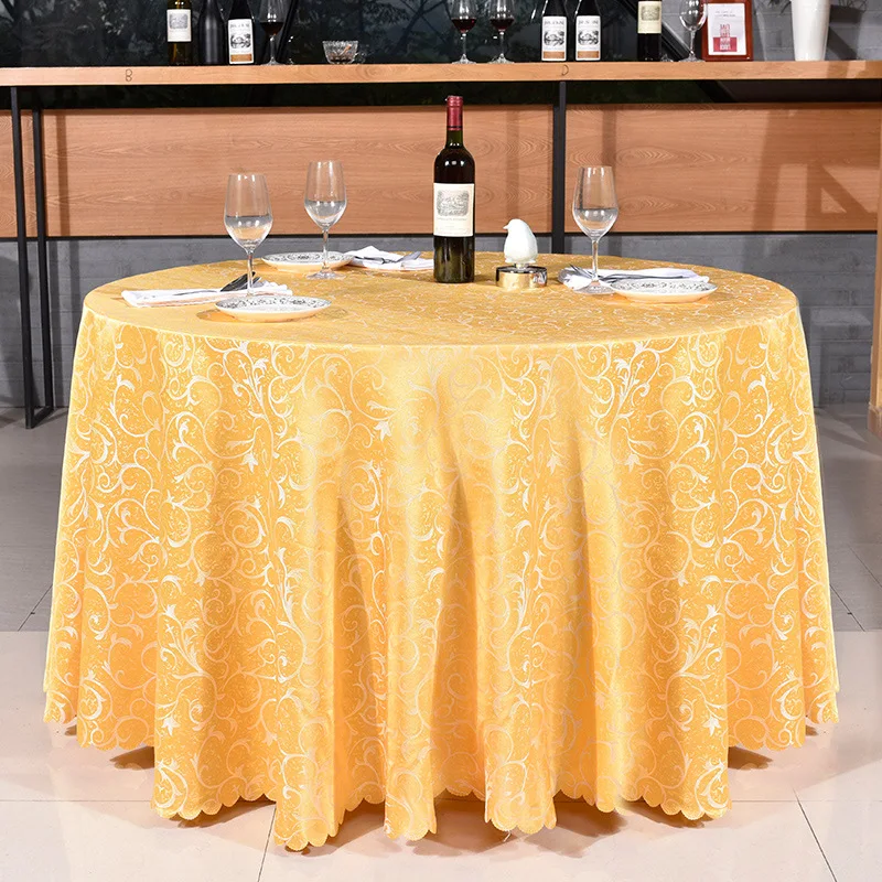  Luxury Jacquard Round Tablecloth Wedding Party Table Covers Hotel Home Dining Rectangular Square Ta