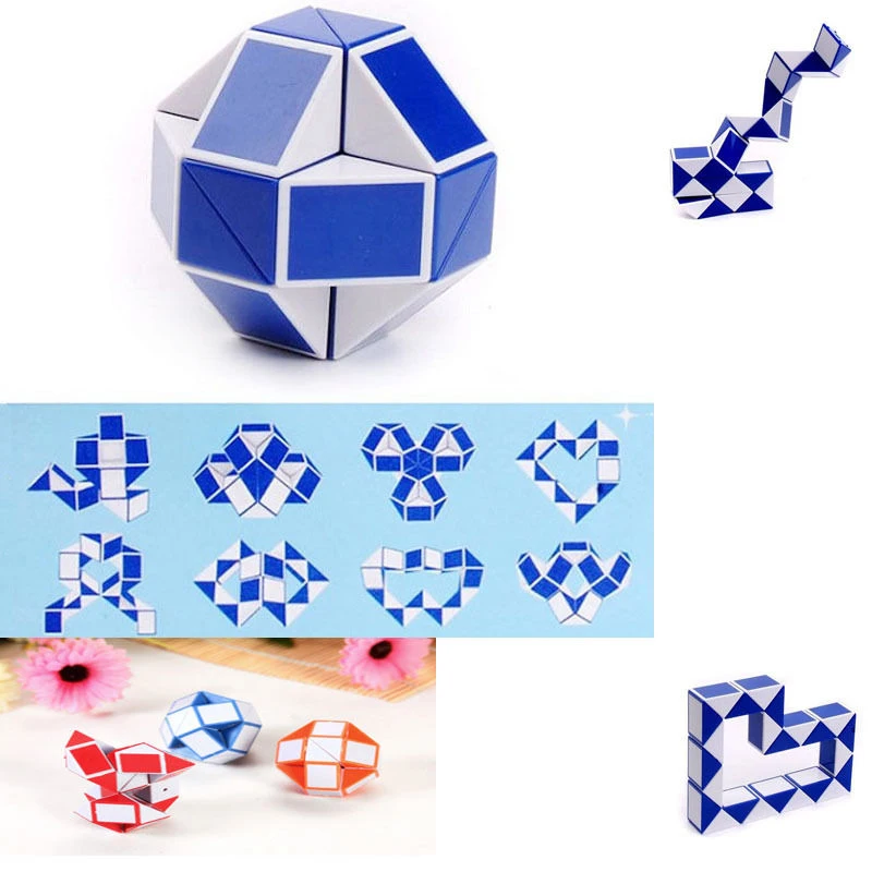 

Kids Toys Small Puzzles Magic Cubes Jigsaw Puzzles Toys for Children Adult Intelligent Brain Science Educational 3D Data Cubes