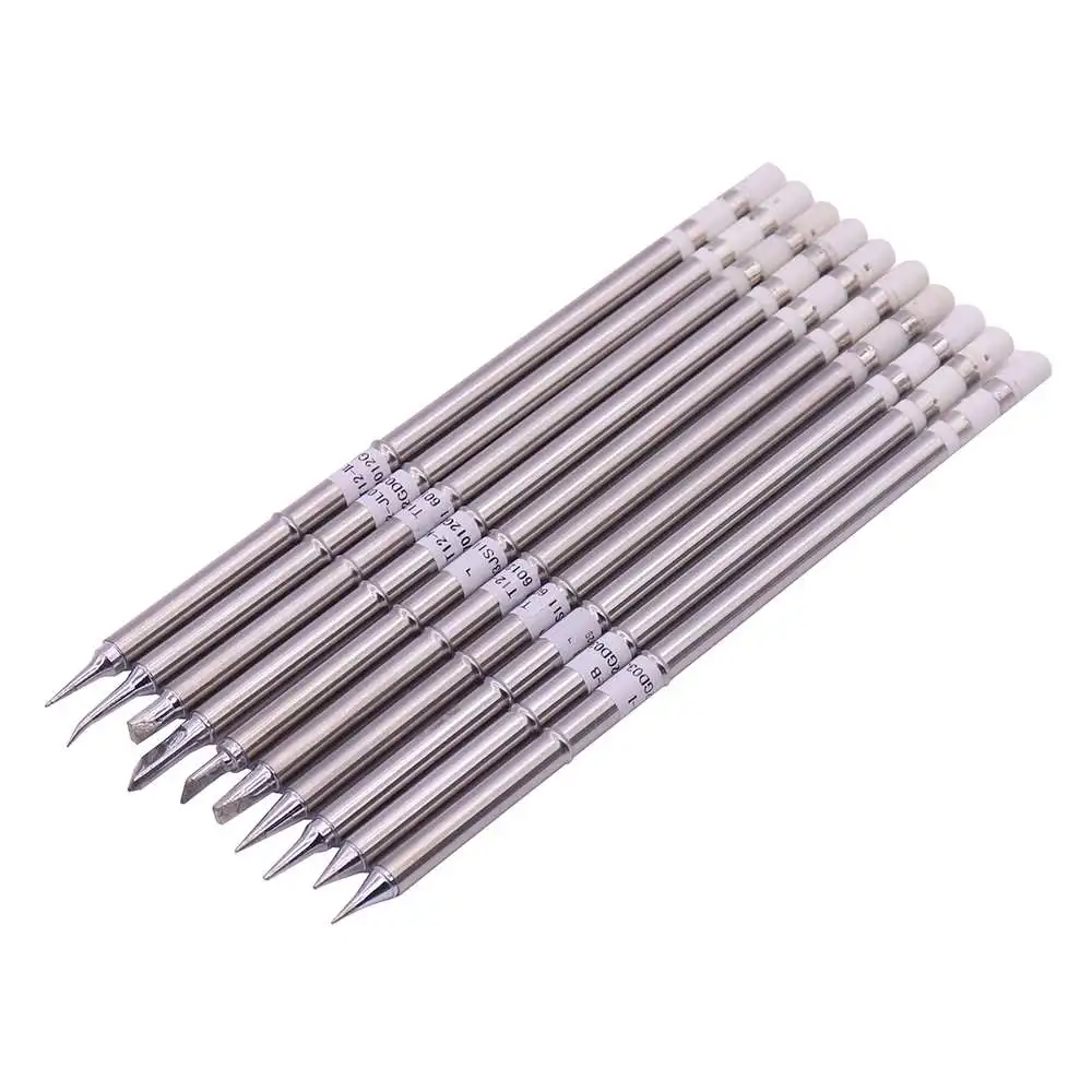 

T12 Series Soldering Iron Tips for HAKKO T12 Handle LED vibration switch Temperature Controller FX951 FX-952