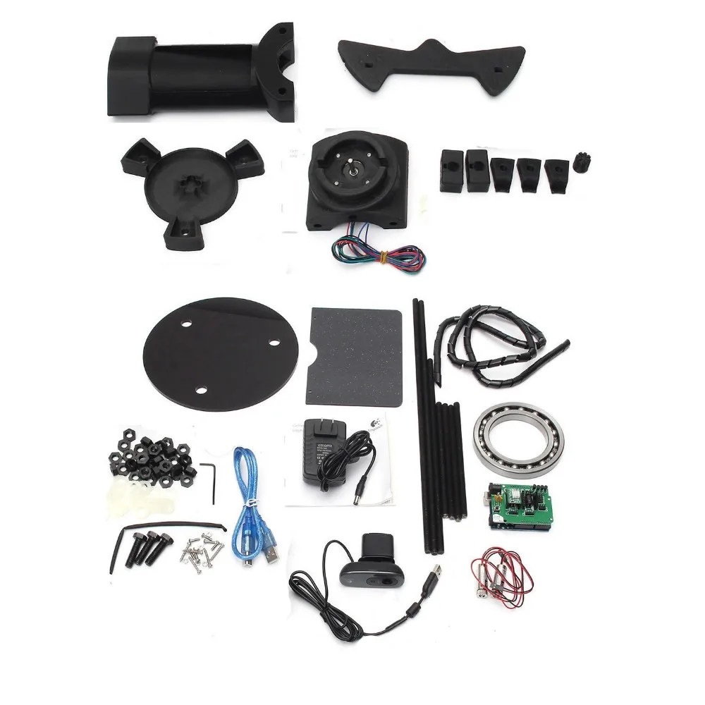 

black 3d scanner kit DIY Portable laser scanner 3d full parts laser 3D scanner