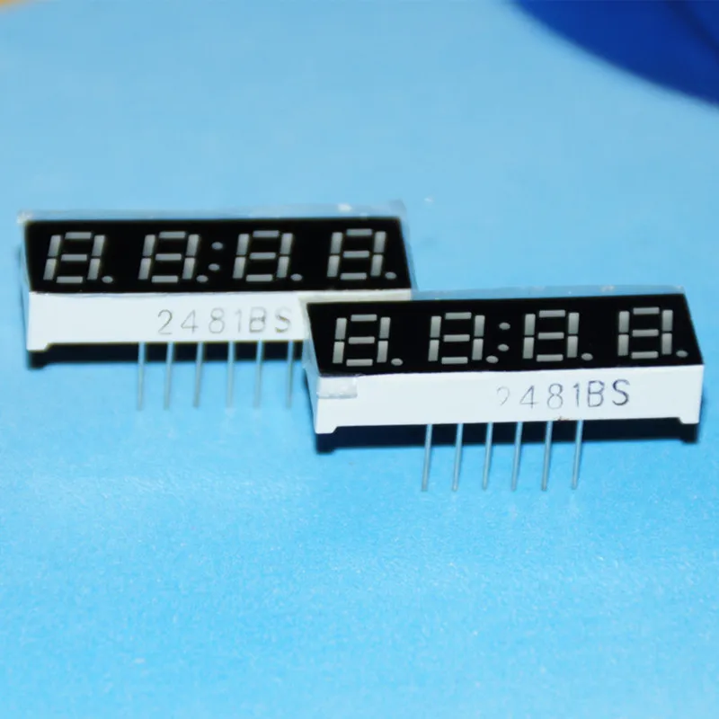 

5pcs 0.28inch 7 segment LED Clock Display Timer Numbers Signs Cube 0.28" 7segmentos Cathode RED 4 digital Clock Module Display