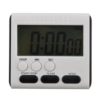 

Mayitr Large LCD Digital Timer Kitchen Timer Cooking Timer Reminder Count Up Down Alarm Clock 24 Hours With Stand Kitchen Tools