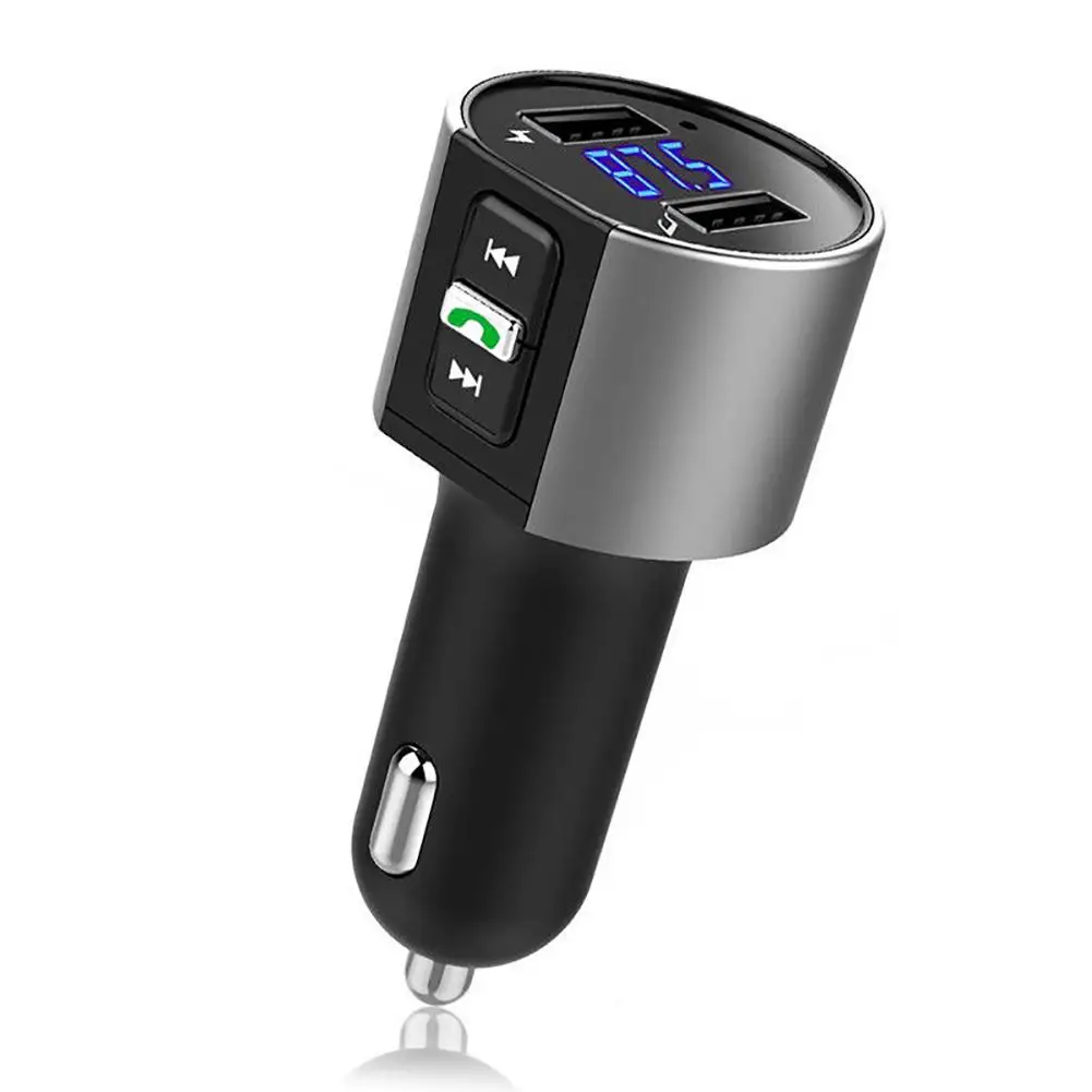 

Universal Bluetooth Wireless In-Car MP3 Player Adapter Vehicle Dual-USB Charger