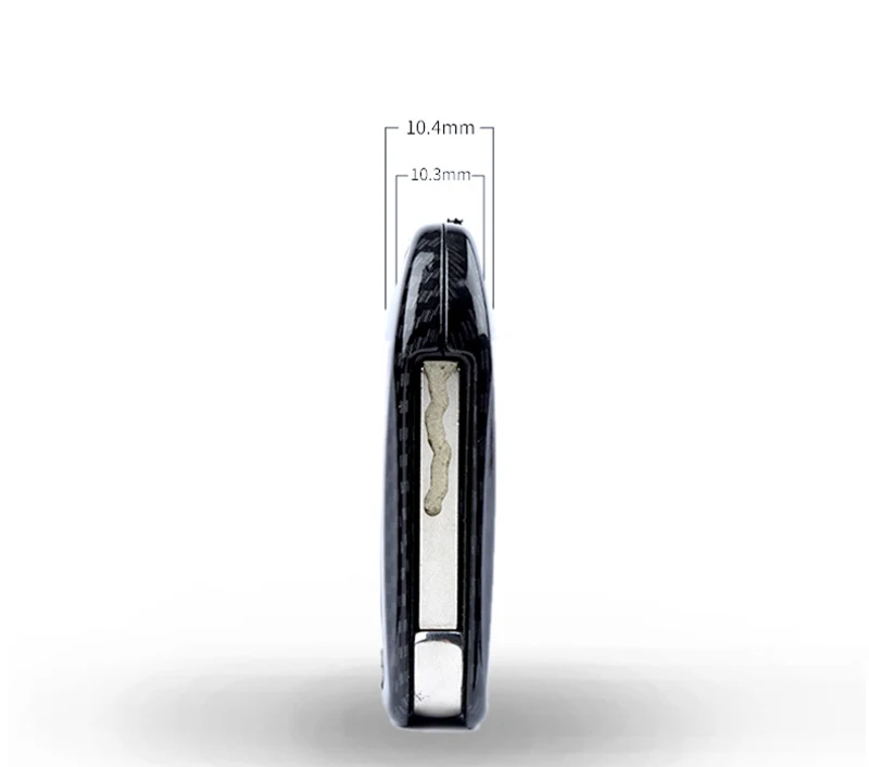 Звезда углеродная полоса цинковый сплав гладкая поверхность чехол для дистанционного ключа от машины для Roewe RX5 год для MG ZS 3 кнопки металлический брелок