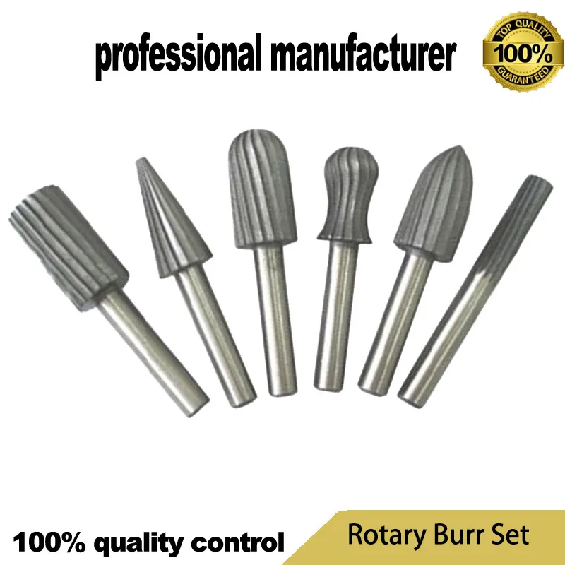 

6pcs Rotary Burr kit for grinding use for steel grinding moudel fix with the rotary tools at good price
