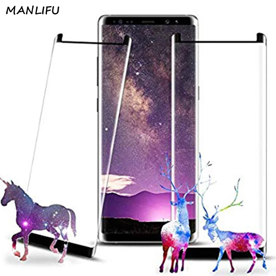 3D изогнутый защитный чехол из закаленного стекла для Samsung Galaxy Note 9 S8 S9 Plus защитная