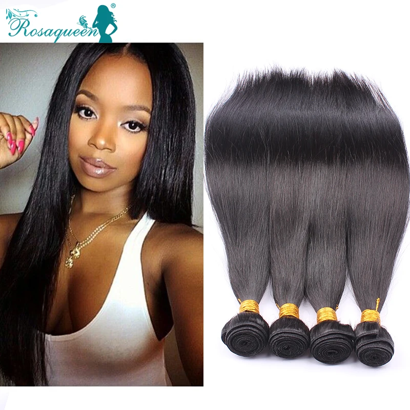 Russian Straight Virgin Hair Unporcessed Straight Human Hair Weave
