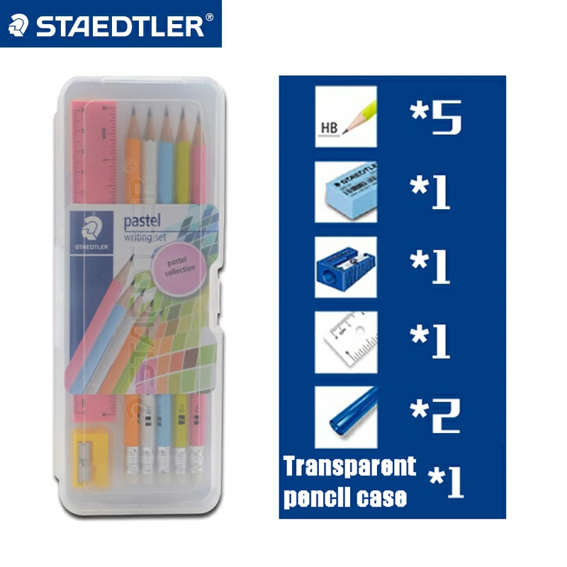 STAEDTLER Stationery Set Student School Office Pencil Ballpoint Eraser Sharpener 