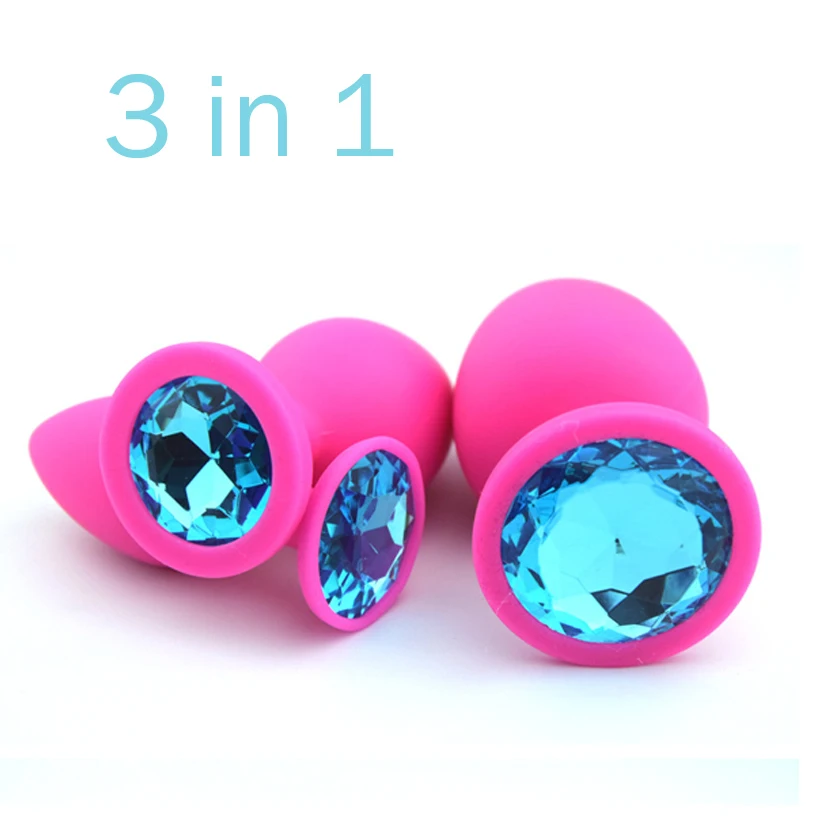 3pcsset Silicone Anal Toys Butt Plugs Anal Dildo Sex Toys Products
