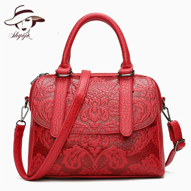 High Quality Famous Brands Designer Handbag PU Women Bags Handbags Chinese Style Shoulder Bag