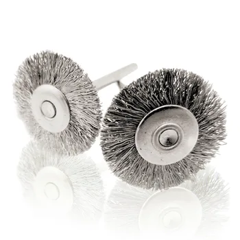 

10 PC Stainless Steel Wire Wheel Brushes Set Kit Dremel Accessories for Mini Drill Grinder Rotary Tools Polishing Dremel Brush