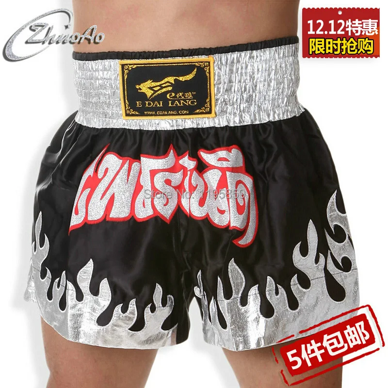 Thai Boxing pants upscale letter Fight Shorts Muay Thai Sanda pants