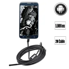 Swrisnt Endoscope Android USB Borescope 5.5mm Waterproof Inspection Snake Camera for Smartphone with OTG Function