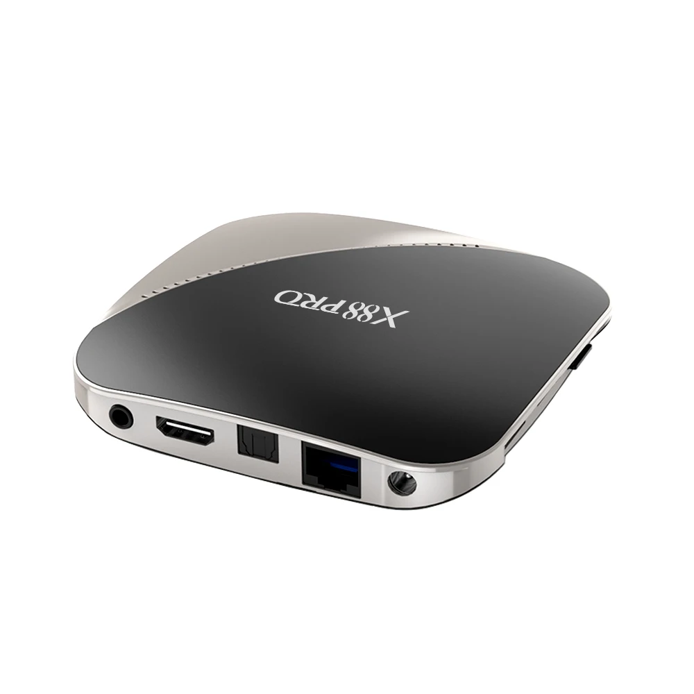 X88 pro Smart Android 9 0 ТВ бокс 4G 32G/64G Rockchip RK3318 двойной Wifi 4K HD телеприставка USB 3 YouTube Googe Play