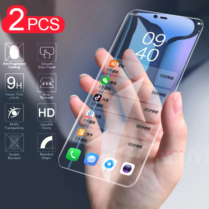 

2PCS Premium Tempered Glass on the For Samsung Galaxy J3 J5 J7 2017 Screen Protector For Galaxy J4 J6 Plus 2018 Protective Film