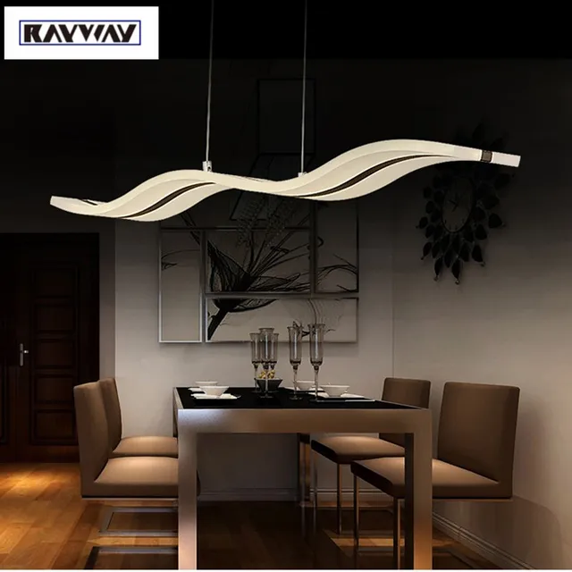 Rayway Modern Chandelier Dimmable S Shape Led Light Rayway Modern Chandelier Dimmable S Shape Led Light White Acrylic Use For Dinning