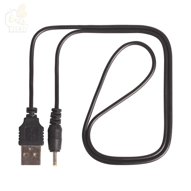 Black Portable DC2.5 Power Line Black for USB Electric Fan