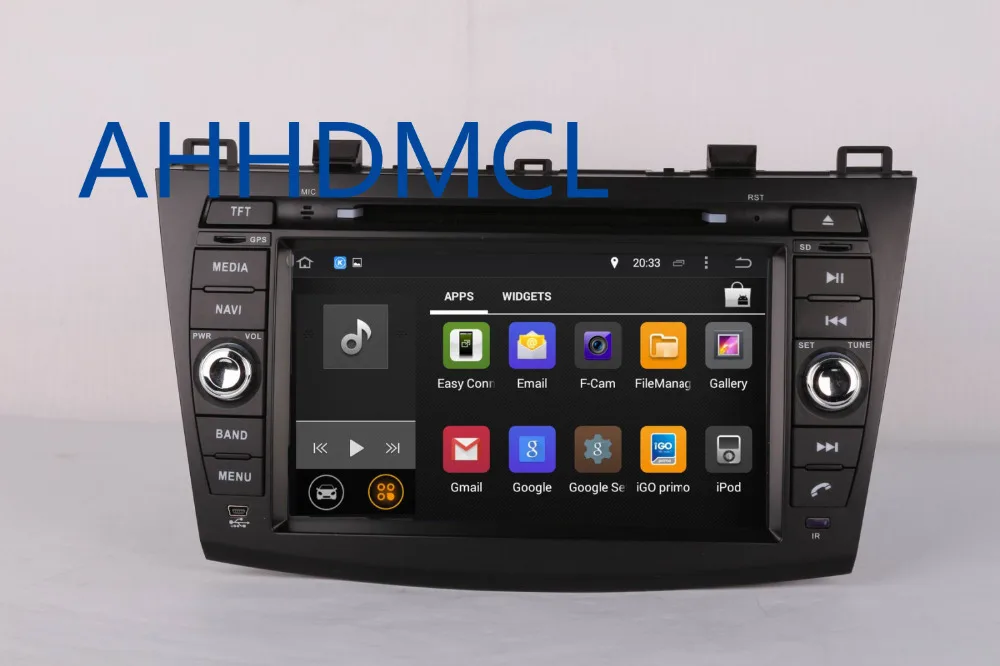 Top AHHDMCL Car Multimedia Player Stereo Radio DVD Android 9.0 Navigation For Mazda 3 2010 2011 2012 2013 2014 2015 2016 2017 2