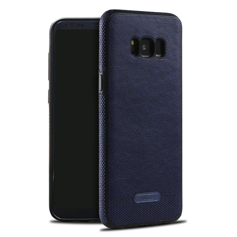 Luxury leather PU Soft Case for Samsung Galaxy S8 Plus S6 Edge S7 S7Edge S8 S9 S10 Plus Note 8 9 Cover Coque Screen Protector