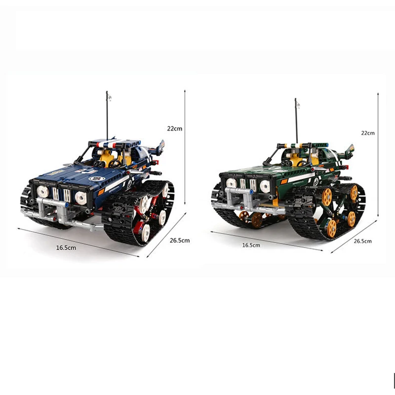 

Technic City Electric Climbing Off-road Car 2.4G Remote Control Handle Building Blocks Toys