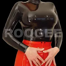 Женские латексные резиновые Колготки Топ в белом цвете