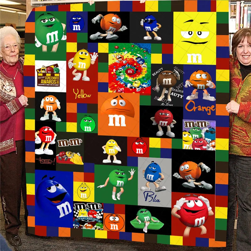 

Square King Size Quilts Cartoon Couvre Lit Matelassé Travel Blanket Patchwork Quilt Colchas Verano Edredones Edredon Verano