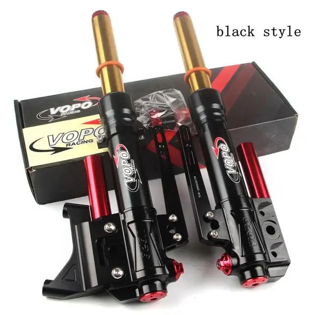 Motorcycle Front Shock Absorbers Front Fork Suspension Adjustable 33mm
