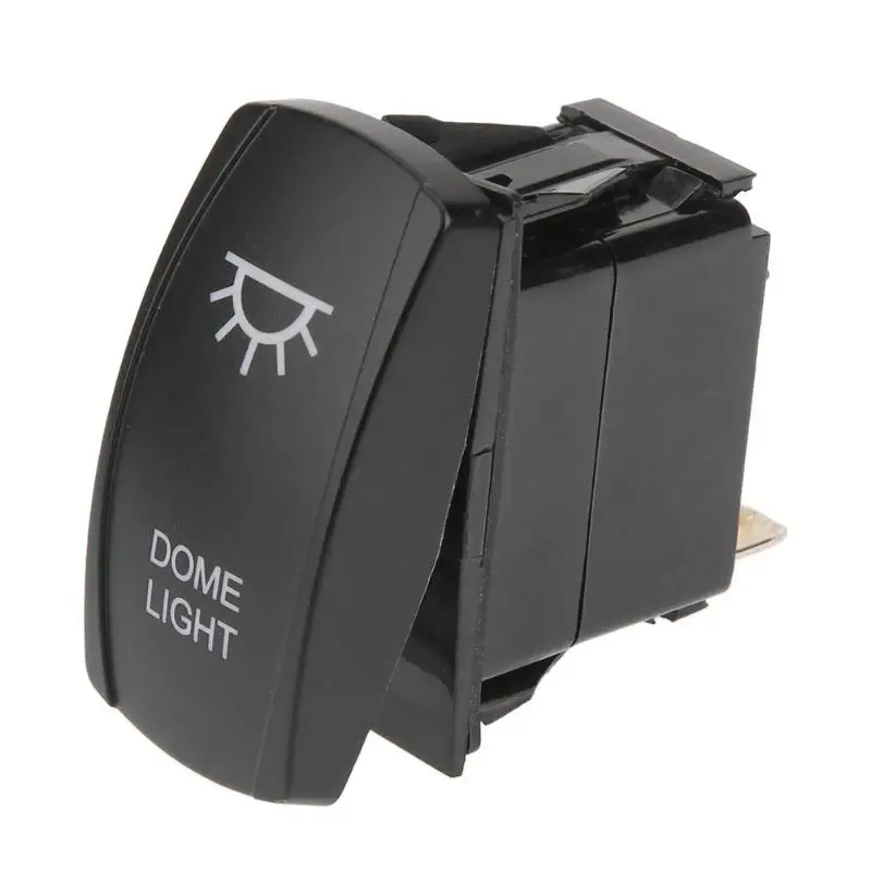 1Pcs Waterproof Blue LED Backlight 12 24V Car RV Boat DOME LIGHT Rocker