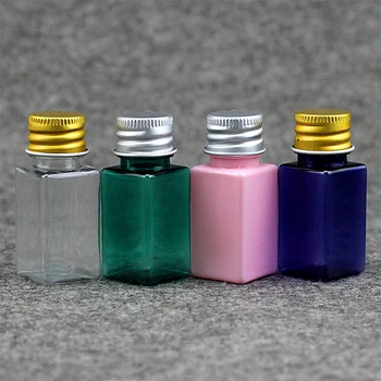 

Free Shipping 50 X 10ml Cosmetics Bottles 10ml Toner Oil Botte Bottle Leak Test Trial Pack with Aluminum Plastic Cover