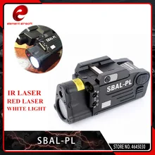 Элемент Тактический лазерный фонарик SBAL-PL Охота оружие Свет Airsoft красный лазерный пистолет постоянная и стробоскоп Пикатинни