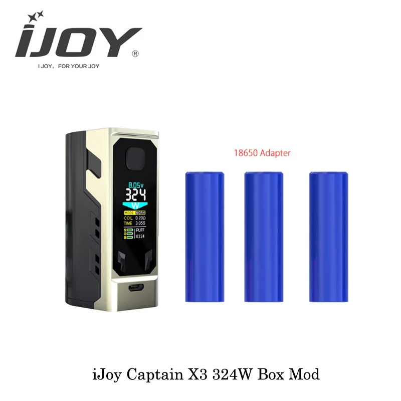 3PCS 20700 Batteries IJOY Captain X3 TC 324W Box Mod Vape elektronik sigara Fit Captain X3 subohm Tank 8ml VS SMOK Mod Box vape 3PCS 20700 Batteries IJOY Captain X3 TC 324W Box Mod Vape elektronik sigara Fit Captain X3 subohm Tank 8ml VS SMOK Mod Box vape