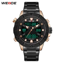 WEIDE Luxury Brand Quartz Digital Complete Calendar Stainless Steel Strap Chronograph Luminous Water Resistant Men Wrist watch WEIDE Luxury Brand Quartz Digital Complete Calendar Stainless Steel Strap Chronograph Luminous Water Resistant Men Wrist watch