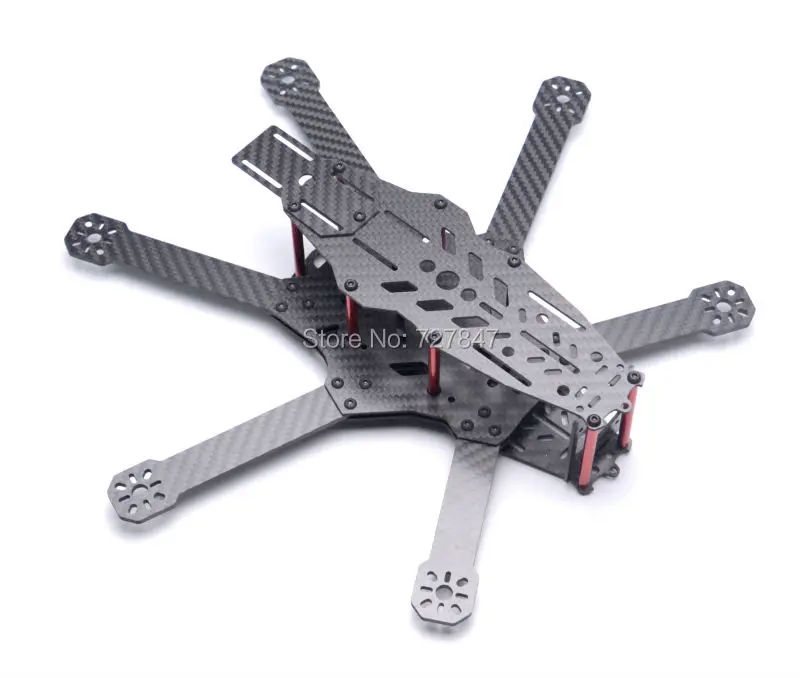 

NEW RD290 Mini 290 290mm Hexacopter 6 Axles FPV Racer Pure Carbon Fiber