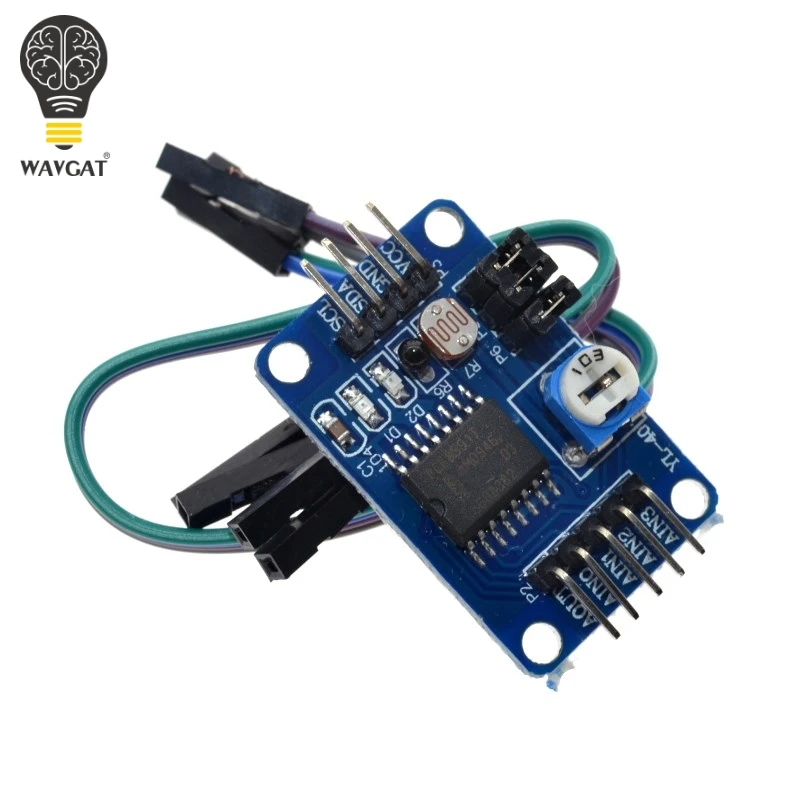 

WAVGAT PCF8591 AD / DA Conversion of to Digital /Digital-to- Converter Module Temperature Illumination