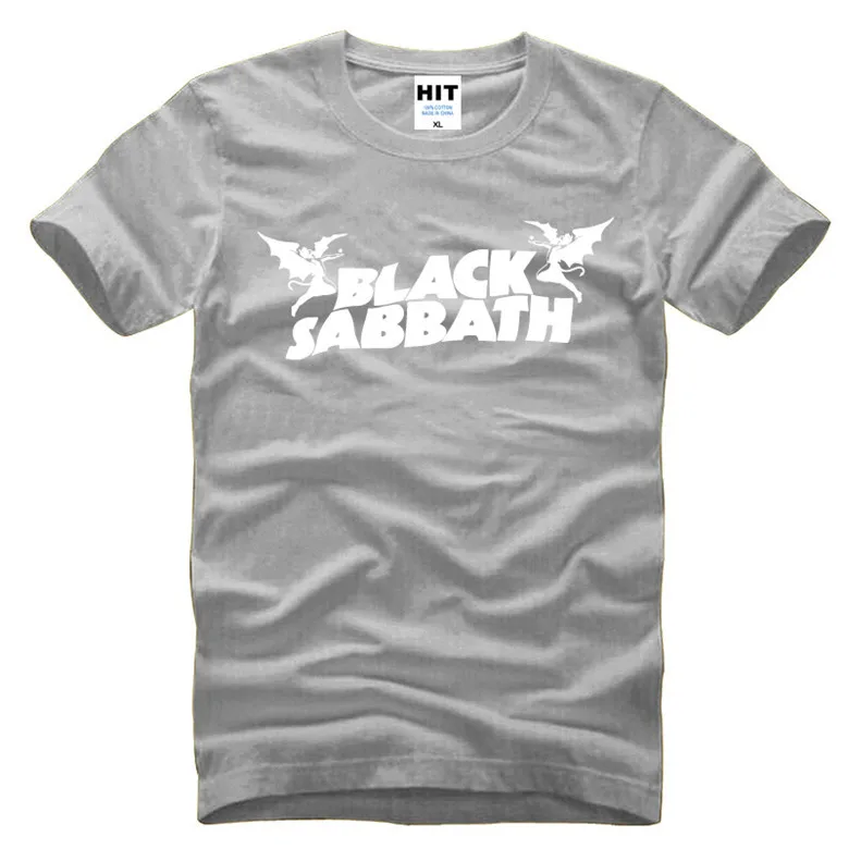 Black Sabbath Классический Heavy Metal Rock Мужская футболка для мужчин и круглым вырезом, хлопковая футболка camisetas Hombre - Цвет: HUIY BAT