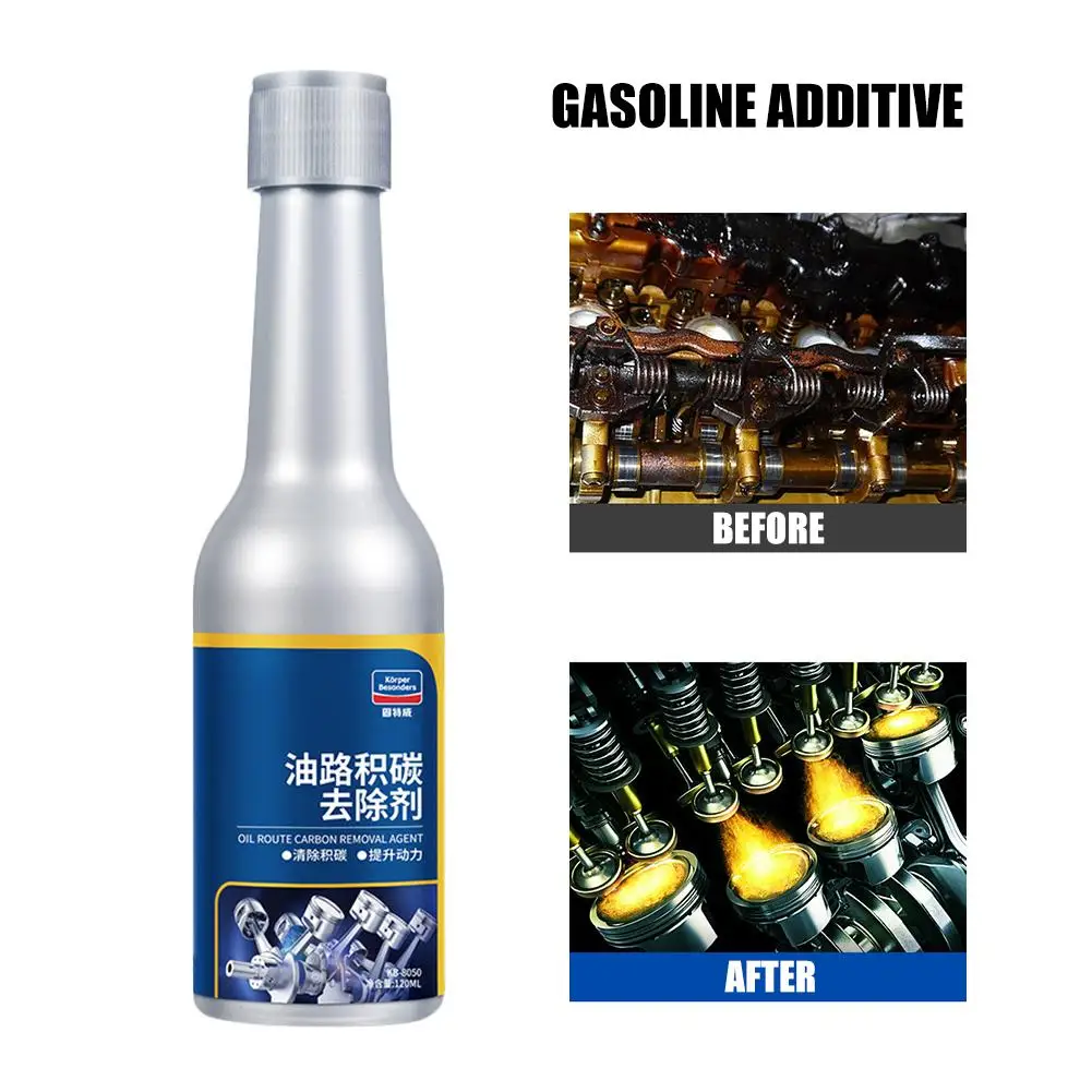 

120ml Car Oil Route Carbon Removal Agent Carbon Deposit Cleaning Fuel Saving Gasoline Additive Protect Engine Car Washer