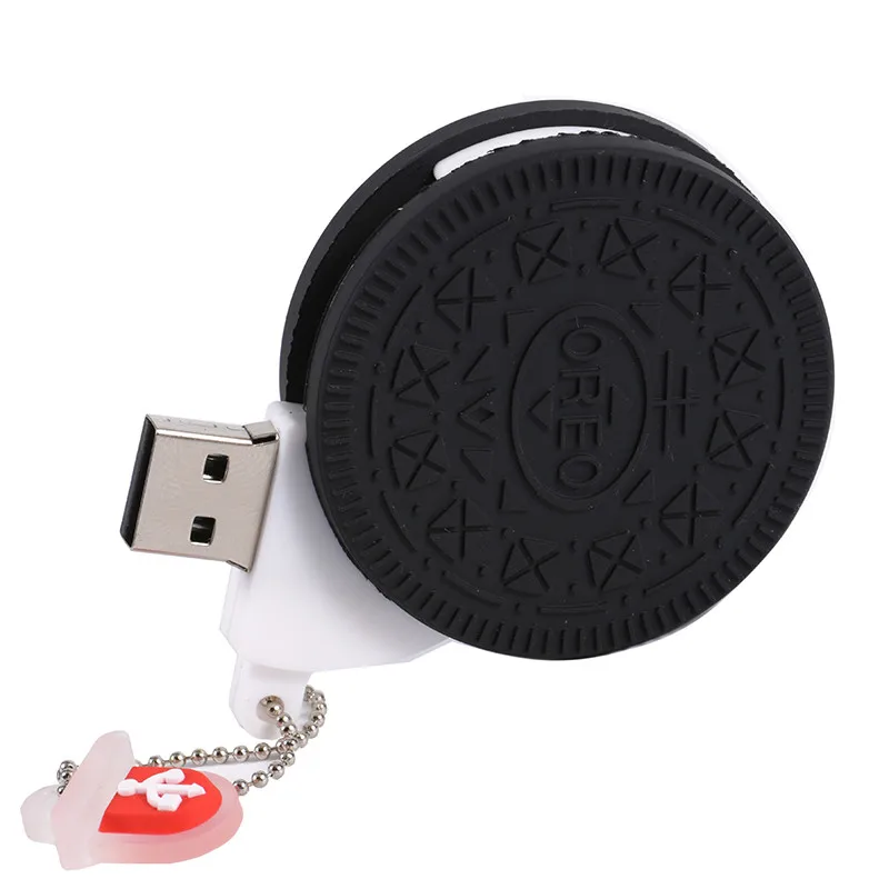 JASTER мультфильм Oreo модель печенья usb2.0 4 ГБ 8 ГБ 16 ГБ 32 ГБ 64 ГБ флеш-накопитель USB флеш-накопитель креативный Подарочный флэш-Стик флешка - Цвет: A