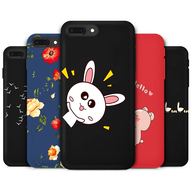 Роскошный мягкий матовый цветной чехол для iPhone 5 5S SE 6 6S Plus 7 8 X TPU Xiaomi RedMi Note Pro 5A Prime