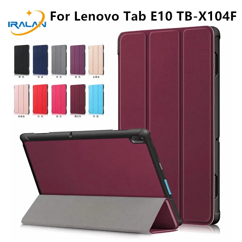 Деловой чехол для Lenovo Tab E10 X104 подставка планшета TB X104F 10 1 дюймовый защитный из